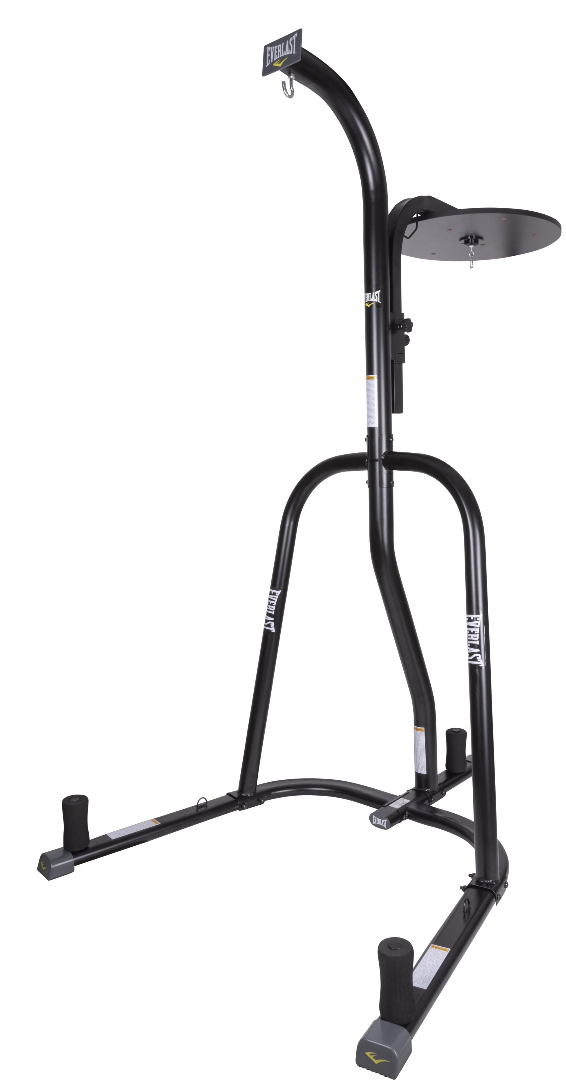 2 Station Dual Heavy Duty Powder Coated Steel Heavy and Speed Bag Stand